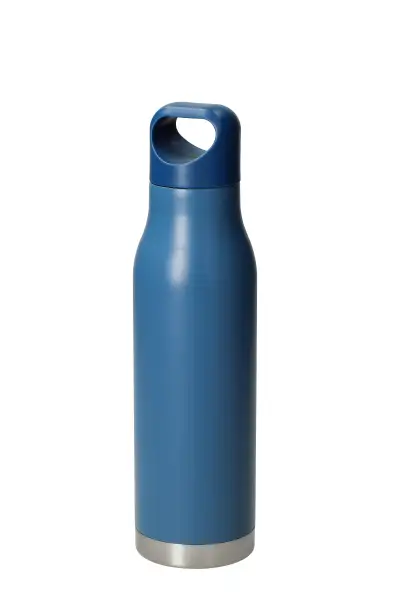 Thermo Edelstahl-Trinkflasche Orlando Flaschenfarbe: Blau Druck: ohne Druck